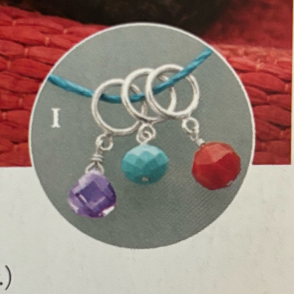 Silpada Carnelian Sterling Silver Charm from set of 3 ‘POP OF COLOR’ S3530 - Picture 10 of 14